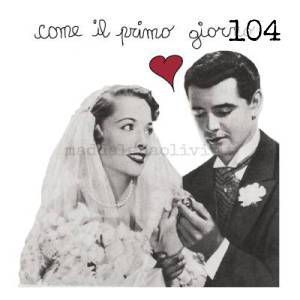 104 12 x 12 cm - biglietto + busta + filo