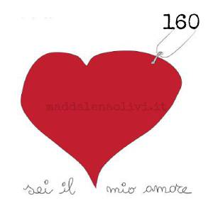 160 12 x 12 cm - biglietto + busta + filo