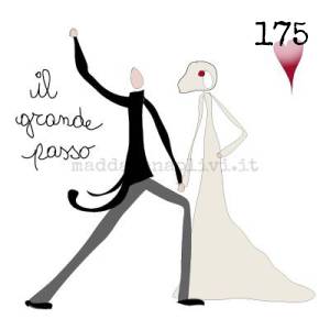 175 12 x 12 cm - biglietto + busta + filo