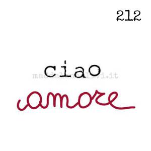 212 12 x 12 cm - biglietto + busta + filo