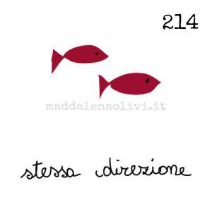 214 12 x 12 cm - biglietto + busta + filo