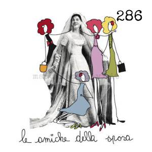 286 12 x 12 cm - biglietto + busta + filo