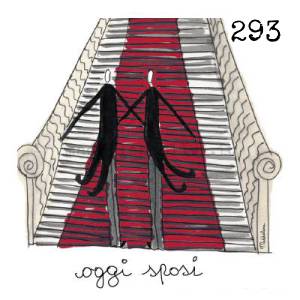 293 12 x 12 cm - biglietto + busta + filo