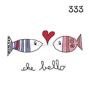 333 12 x 12 cm - biglietto + busta + filo