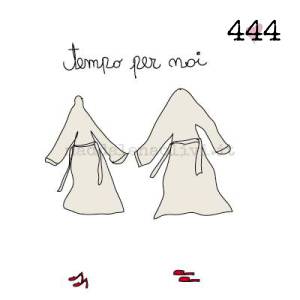 444 12 x 12 cm - biglietto + busta + filo