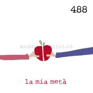 488 12 x 12 cm - biglietto + busta + filo