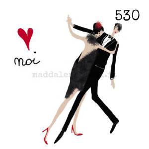 530 12 x 12 cm - biglietto + busta + filo