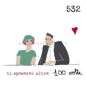 532 12 x 12 cm - biglietto + busta + filo