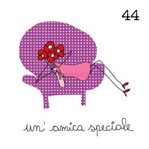 044 12 x 12 cm - biglietto + busta + filo