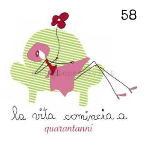 058 12 x 12 cm - biglietto + busta + filo