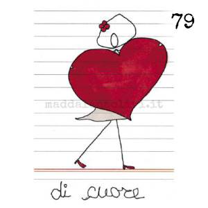 079 12 x 12 cm - biglietto + busta + filo