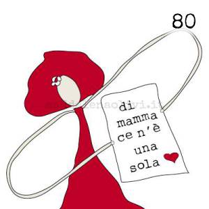 080 12 x 12 cm - biglietto + busta + filo