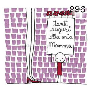 296 12 x 12 cm - biglietto + busta + filo