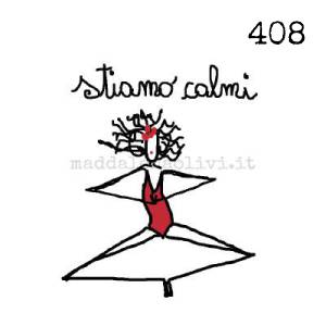 408 12 x 12 cm - biglietto + busta + filo