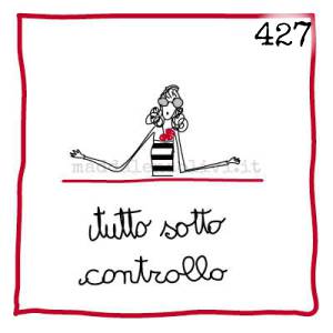 427 12 x 12 cm - biglietto + busta + filo