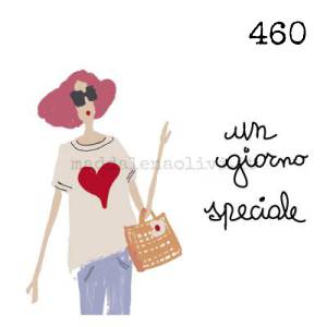 460 12 x 12 cm - biglietto + busta + filo