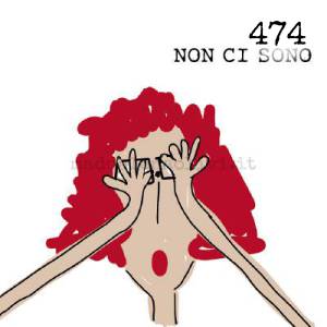 474 12 x 12 cm - biglietto + busta + filo