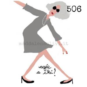 506 12 x 12 cm - biglietto + busta + filo