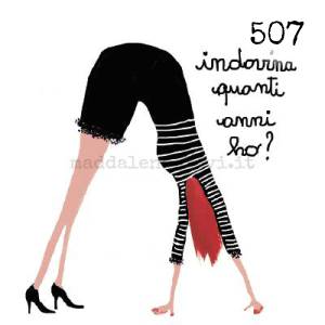 507 12 x 12 cm - biglietto + busta + filo