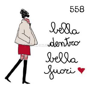 558 12 x 12 cm - biglietto + busta + filo