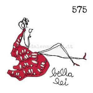 575 12 x 12 cm - biglietto + busta + filo