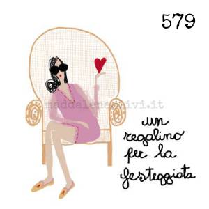 579 12 x 12 cm - biglietto + busta + filo