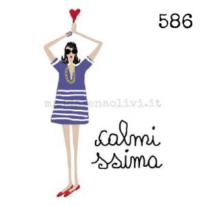 586 12 x 12 cm - biglietto + busta + filo