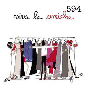 594 12 x 12 cm - biglietto + busta + filo