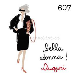 607 12 x 12 cm - biglietto + busta + filo