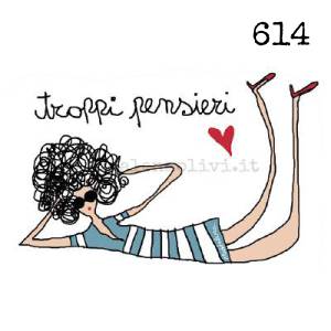 614 12 x 12 cm - biglietto + busta + filo