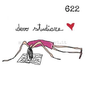 622 12 x 12 cm - biglietto + busta + filo