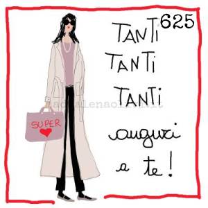  12 x 12 cm - biglietto + busta + filo