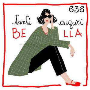  12 x 12 cm - biglietto + busta + filo