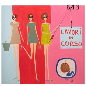  12 x 12 cm - biglietto + busta + filo