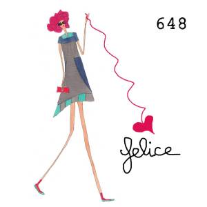  12 x 12 cm - biglietto + busta + filo