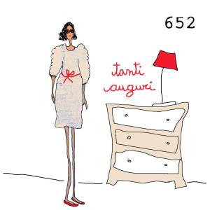  12 x 12 cm - biglietto + busta + filo