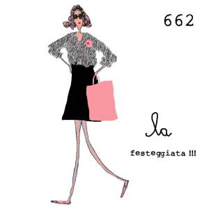  12 x 12 cm - biglietto + busta + filo