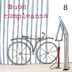 008 12 x 12 cm - biglietto + busta + filo