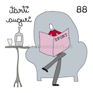 088 12 x 12 cm - biglietto + busta + filo