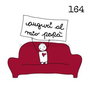 164 12 x 12 cm - biglietto + busta + filo