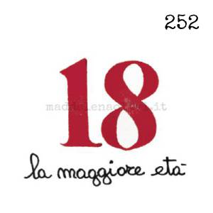 252 12 x 12 cm - biglietto + busta + filo