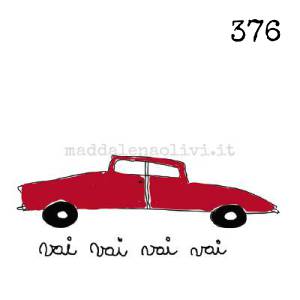 376 12 x 12 cm - biglietto + busta + filo