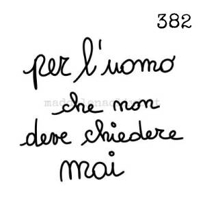 382 12 x 12 cm - biglietto + busta + filo