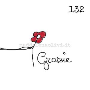 132 12 x 12 cm - biglietto + busta + filo