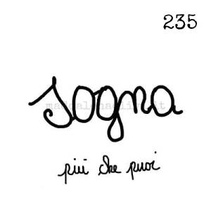 235 12 x 12 cm - biglietto + busta + filo