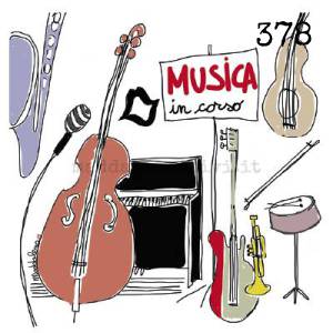 378 12 x 12 cm - biglietto + busta + filo