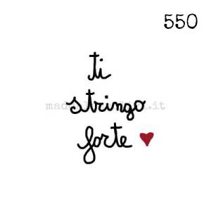 550 12 x 12 cm - biglietto + busta + filo