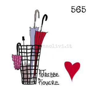 565 12 x 12 cm - biglietto + busta + filo