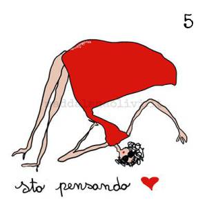 5 12 x 12 cm - biglietto + busta + filo