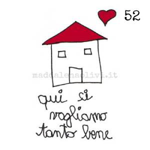 052 12 x 12 cm - biglietto + busta + filo